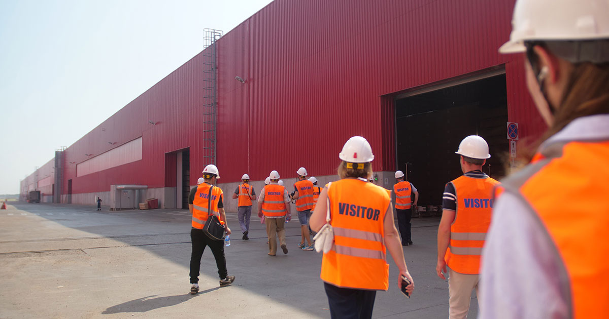 Successful factory & facility tours for suppliers to big companies